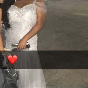 Silver/Gray Prom , Wedding , Formal Dress